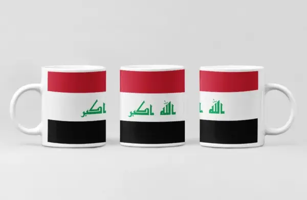 Iraq Flag Coffee Mug, Iraq Country National Flag Mug