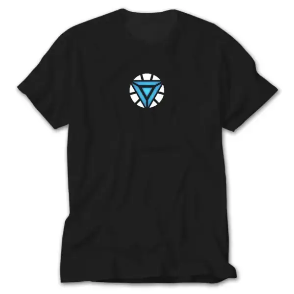 Iron Man 2019 Arc Reactor, Black T-Shirt