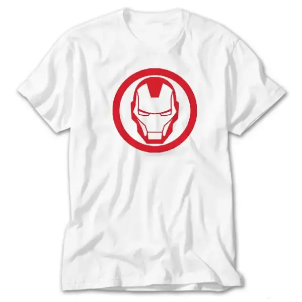 Iron Man Invincible, White T-Shirt