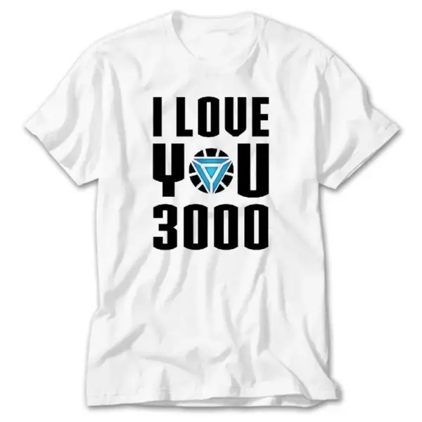 Iron Man Love 3000, White T-Shirt