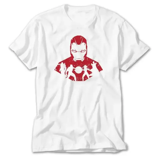 Iron Man Team, White T-Shirt