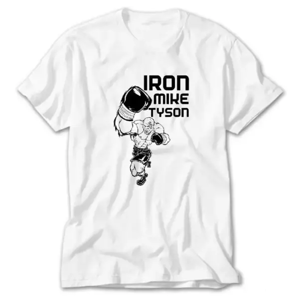 Iron Mike Tyson, White T-Shirt