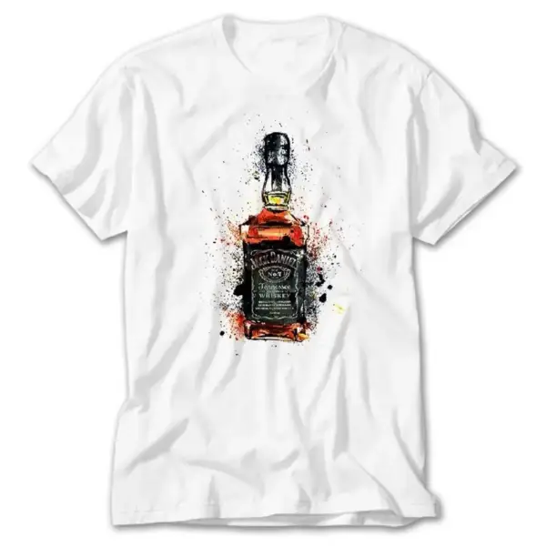Jack Daniels, White T-Shirt