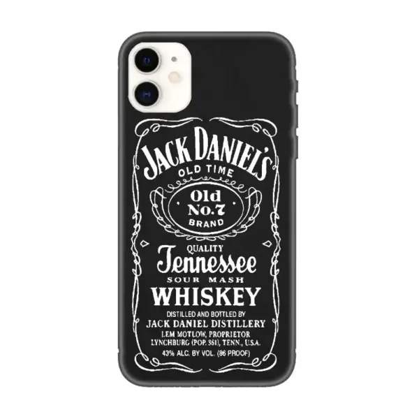 Jack Daniels iPhone Case, Jack Daniels Tennesse Whiskey Artwork iPhone 15 Phone Case