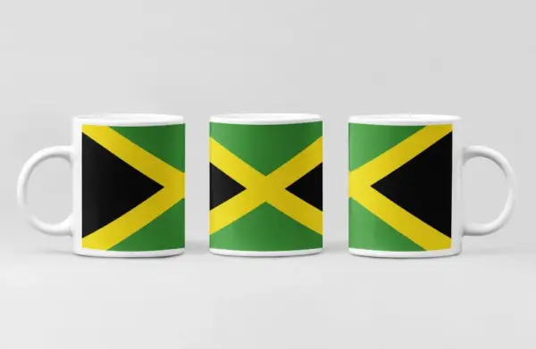 Jamaica Flag Coffee Mug, Jamaica Country National Flag Mug
