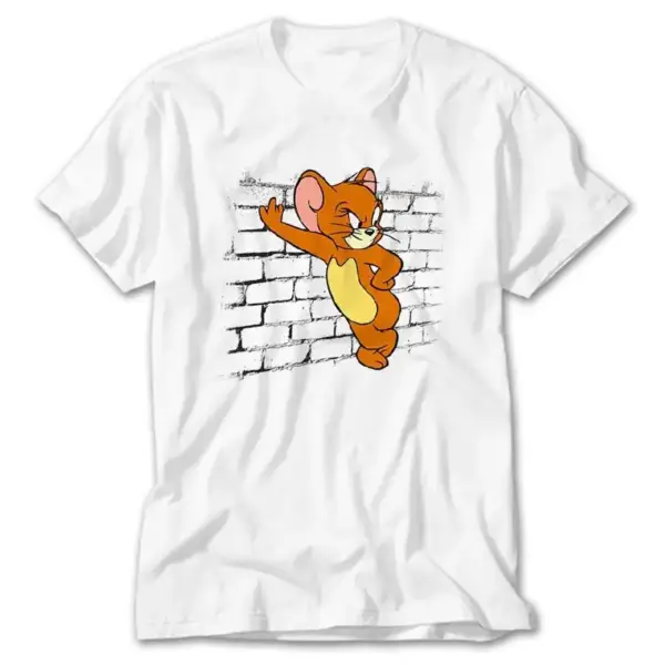 Jerry, White T-Shirt