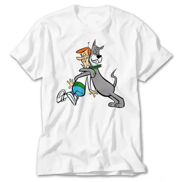 Jetsons Astro & Jetson, White T-Shirt
