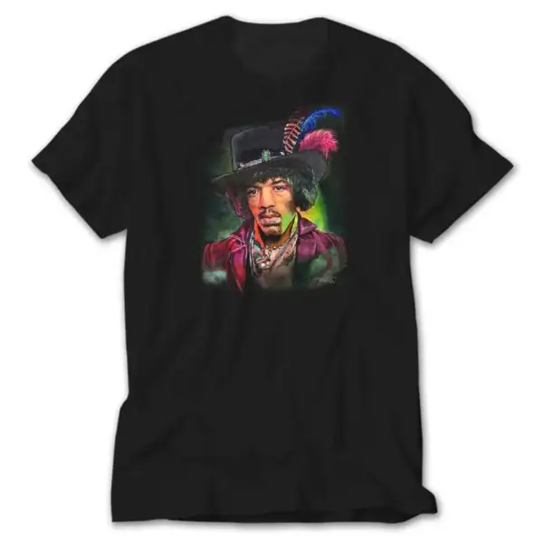 Jimi Hendrix, Black T-Shirt