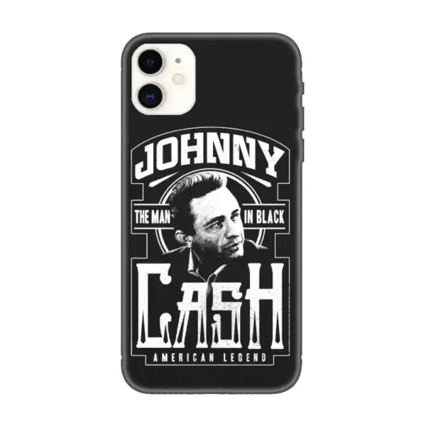 Johnny Cash iPhone Case, Johnny Cash The Man in Black iPhone 15 Phone Case
