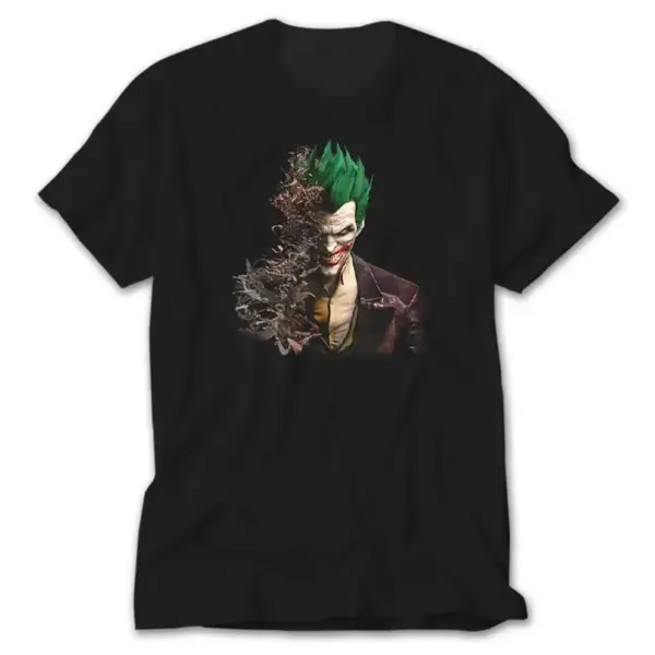Joker Face Bats, Black T-Shirt