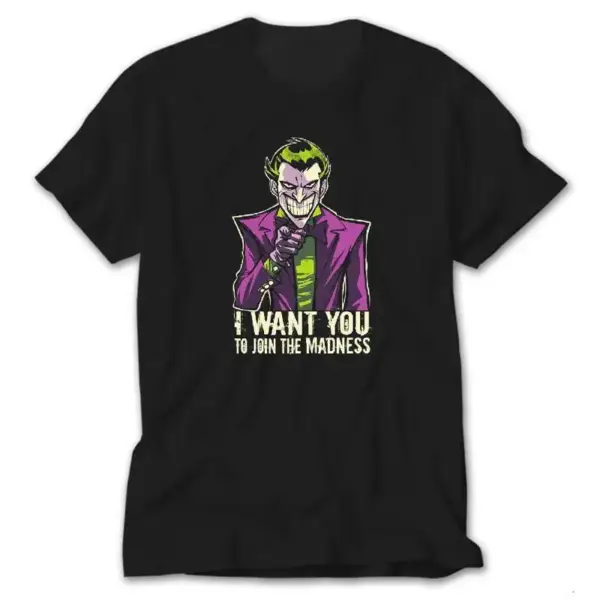 Joker I Want You, Black T-Shirt