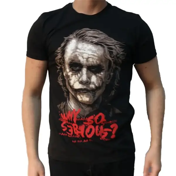 Joker Why So Serious, Black T-Shirt