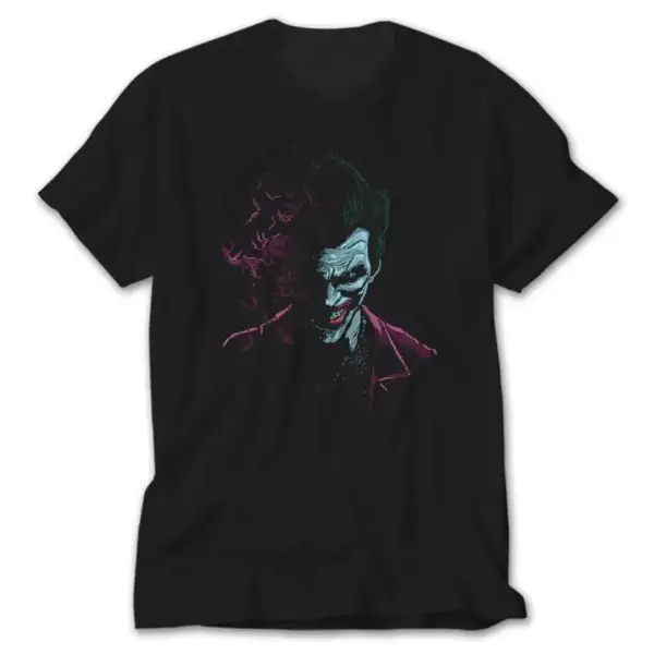 Joker with Bats, Black T-Shirt