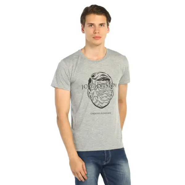 Joy Division Men's Gray T-Shirt - Image 2