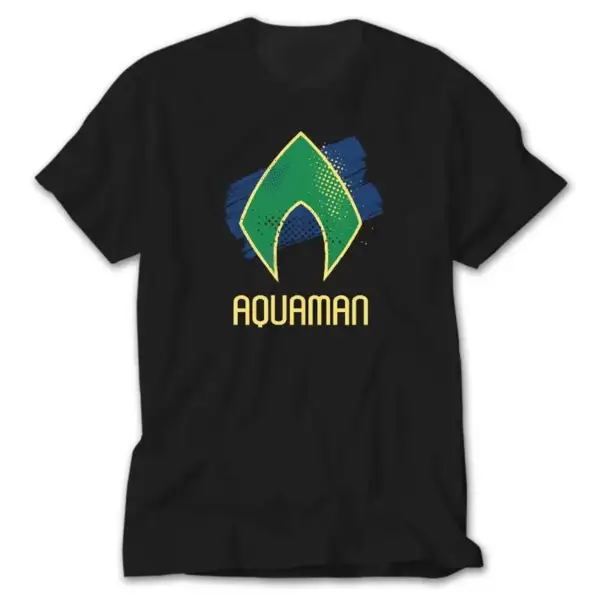 Justice League Aquaman, Black T-Shirt