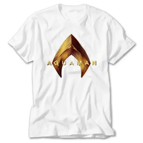 Justice League Aquaman, White T-Shirt
