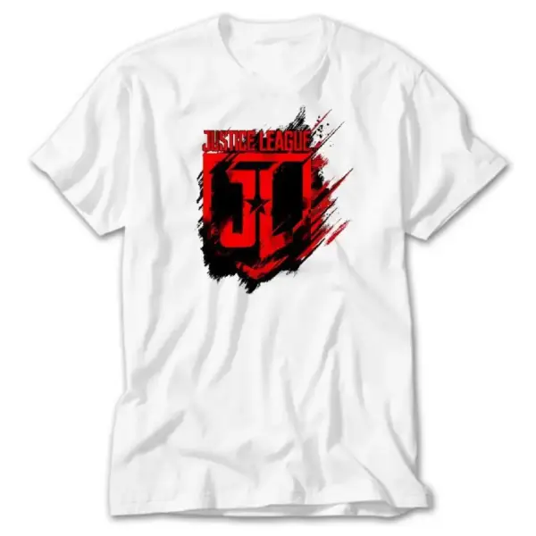 Justice League White T-Shirt
