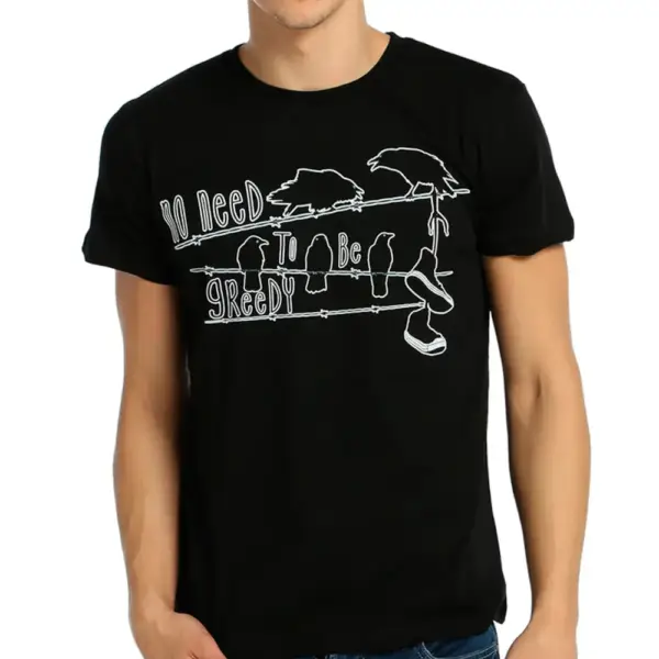 Capitalism Men's Black T-Shirt