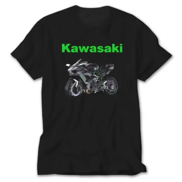 Kawasaki, Black T-Shirt