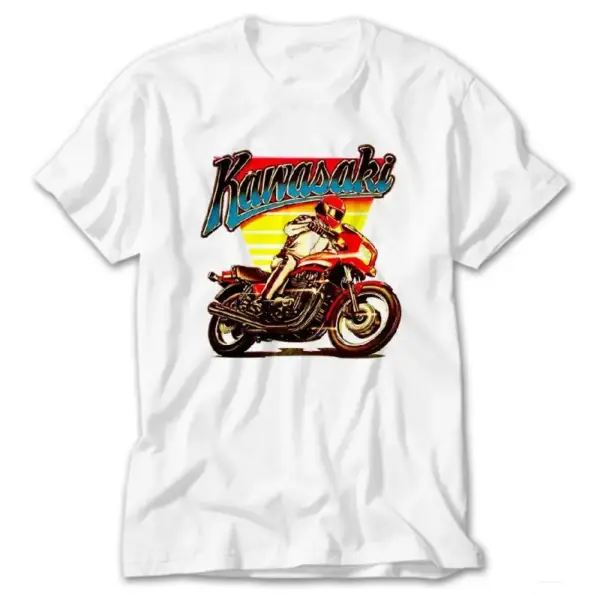 Kawasaki, White T-Shirt