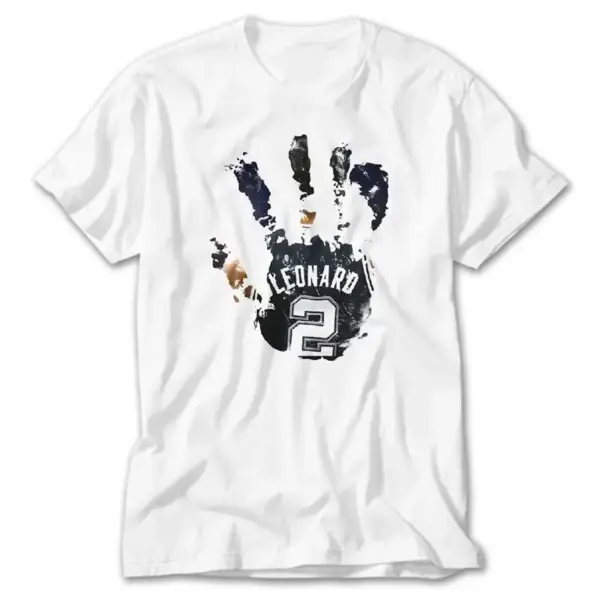 Kawhi Leonard Hand, White T-Shirt
