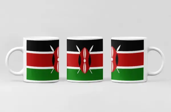Kenya Flag Coffee Mug, Kenya Country National Flag Mug