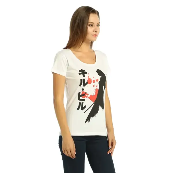 Kill Bill Women's White T-Shirt - Image 3