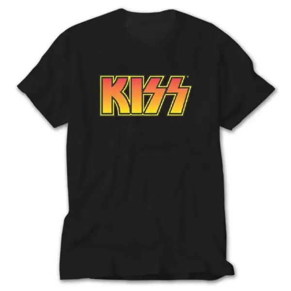 Kiss, Black T-Shirt