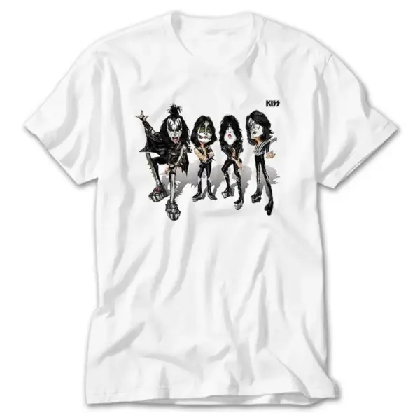 Kiss, White T-Shirt