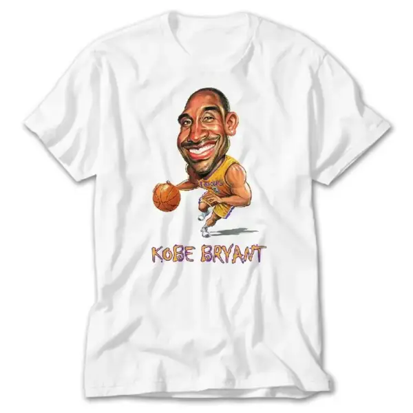 Kobe Bryant, White T-Shirt