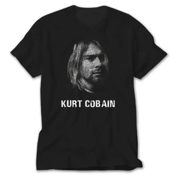 Kurt Cobain, Black T-Shirt