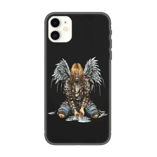 Kurt Cobain iPhone Case, Kurt Cobain Artwork iPhone 15 Phone Case