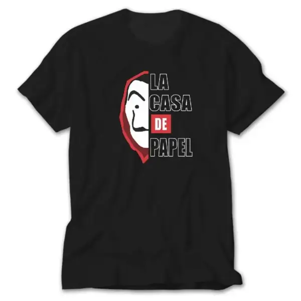 La Casa De Papel, Black T-Shirt