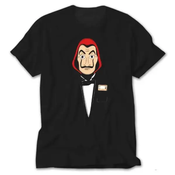 La Casa De Papel Suite, Black T-Shirt