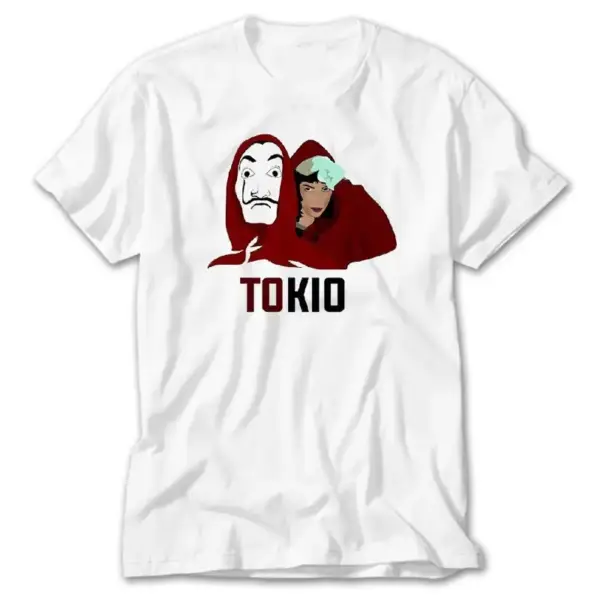 La Casa De Papel Tokio, White T-Shirt