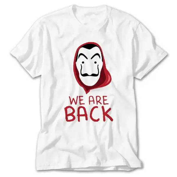La Casa De Papel We Are Back, White T-Shirt
