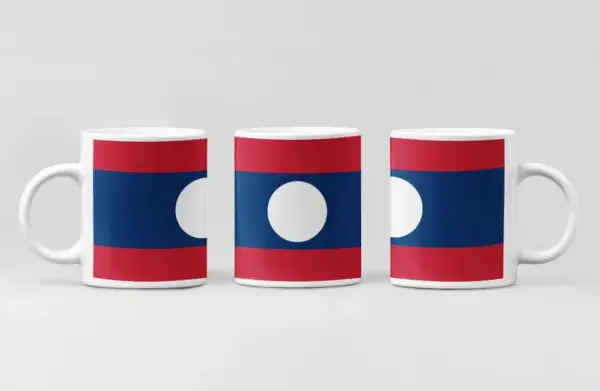Laos Flag Coffee Mug, Laos Country National Flag Mug
