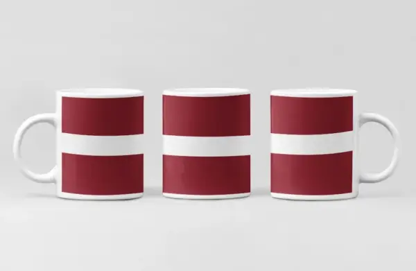 Latvia Flag Coffee Mug, Latvia Country National Flag Mug