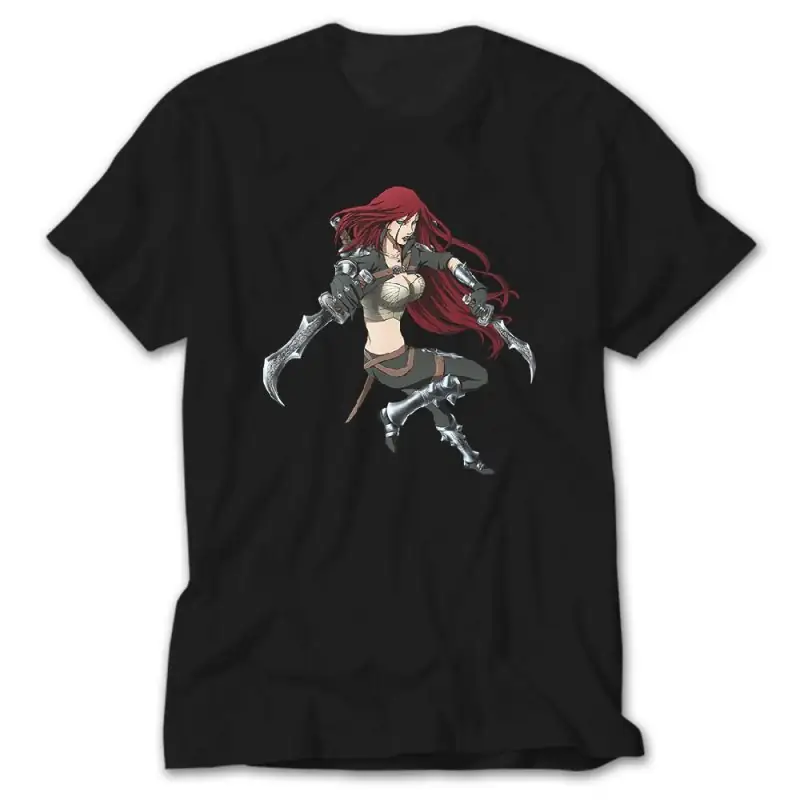 League of Legends Katarina Black T-Shirt