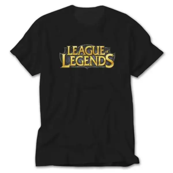 League of Legends Logo, Black T-Shirt