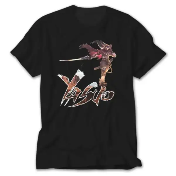 League of Legends Yasuo Black T-Shirt