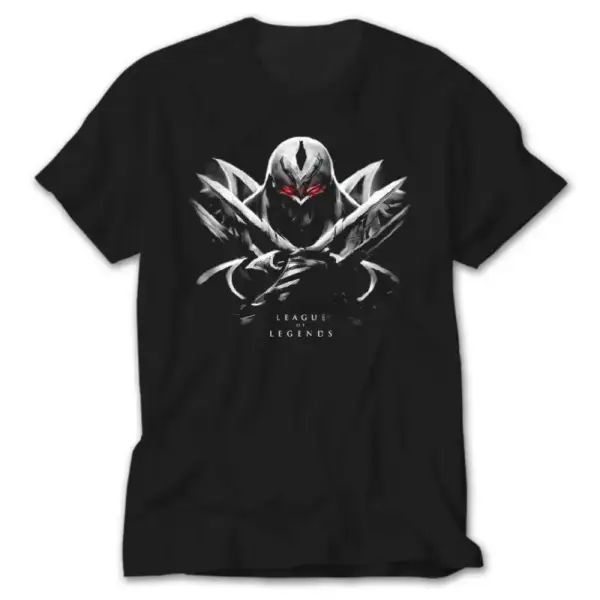 League of Legends Zed in Dark Black T-Shirt