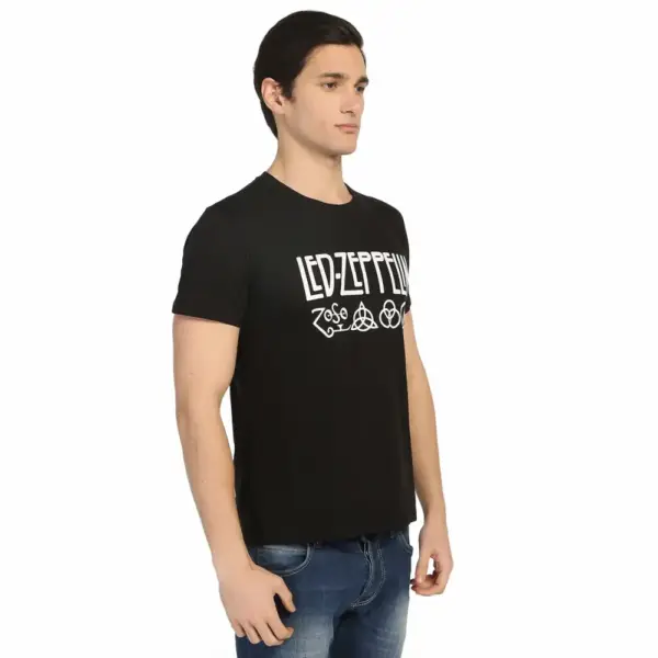 Led Zeppelin Men's Black T-Shirt - Image 3