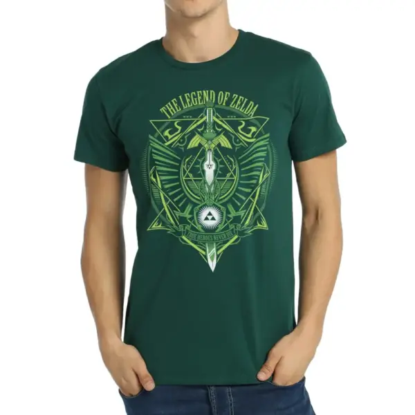 Legend Of Zelda Men's Green T-Shirt