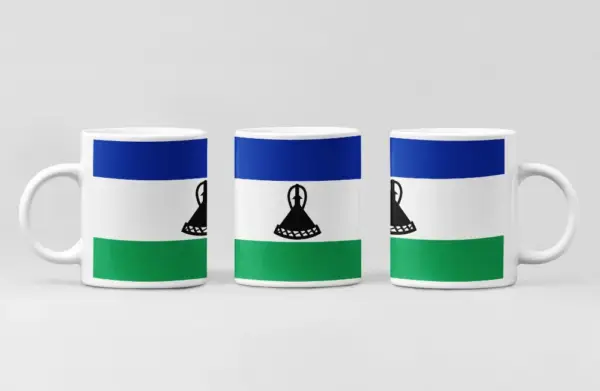 Lesotho Flag Coffee Mug, Lesotho Country National Flag Mug