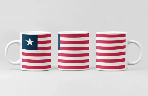 Liberia Flag Coffee Mug, Liberia Country National Flag Mug