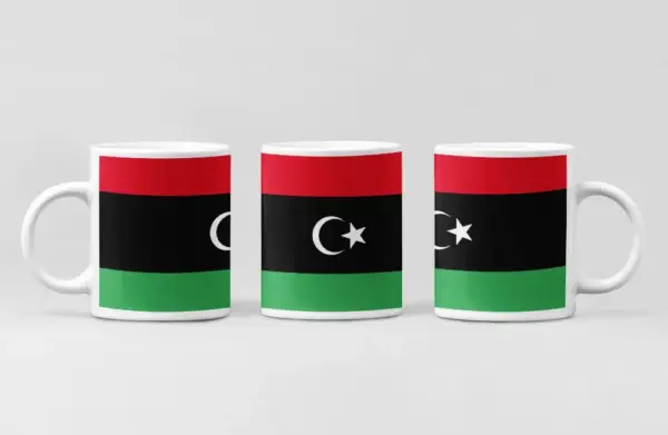 Libya Flag Coffee Mug, Libya Country National Flag Mug