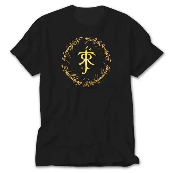 Lord Of The Rings, Black T-Shirt
