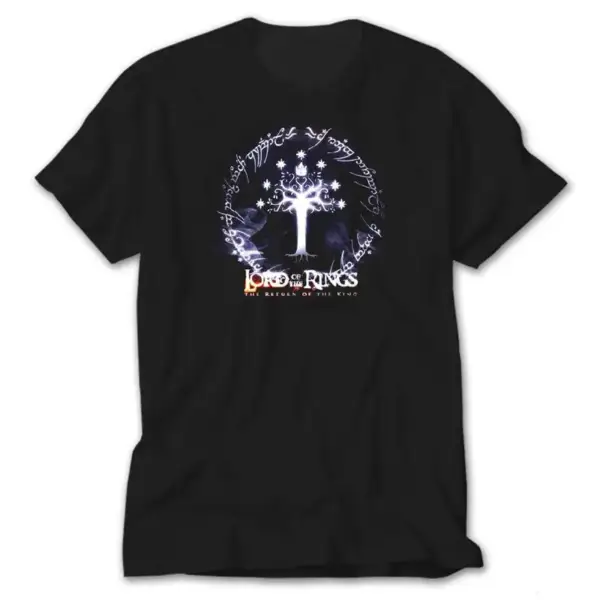 Lord Of The Rings Kings, Black T-Shirt