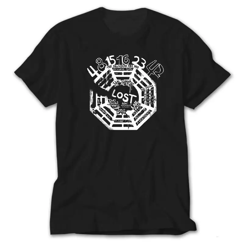 Lost 10th Anniversary, Black T-Shirt